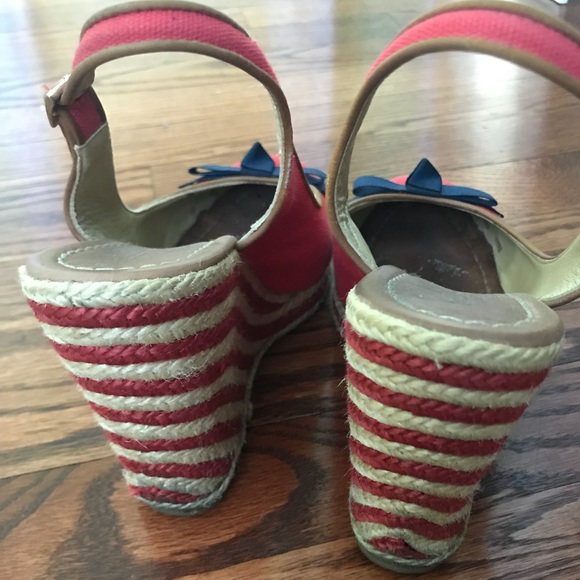 KATE SPADE New York Espadrille Wedges - Sz 8 - Picture 5 of 6